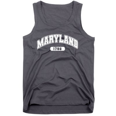 Maryland Collegiate Style 1788 Tank Top