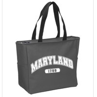 Maryland Collegiate Style 1788 Zip Tote Bag