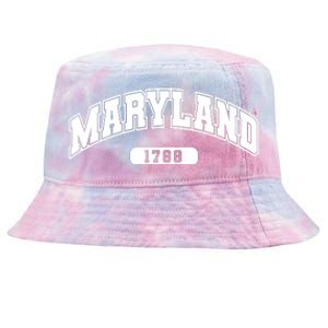 Maryland Collegiate Style 1788 Tie-Dyed Bucket Hat