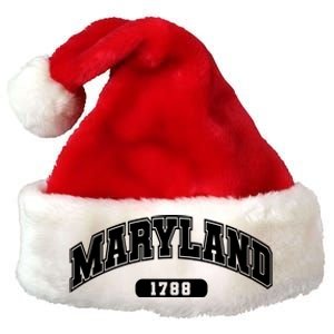 Maryland Collegiate Style 1788 Premium Christmas Santa Hat