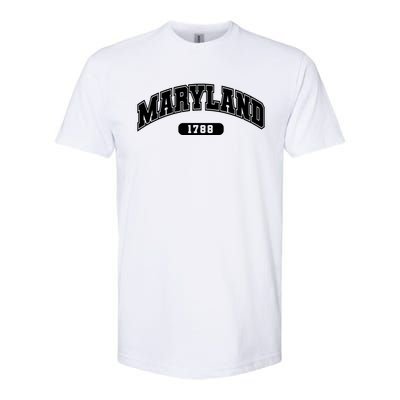 Maryland Collegiate Style 1788 Softstyle® CVC T-Shirt