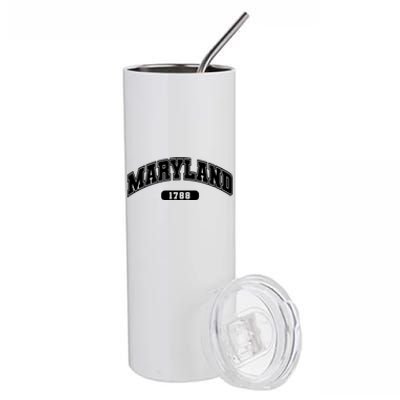 Maryland Collegiate Style 1788 Stainless Steel Tumbler