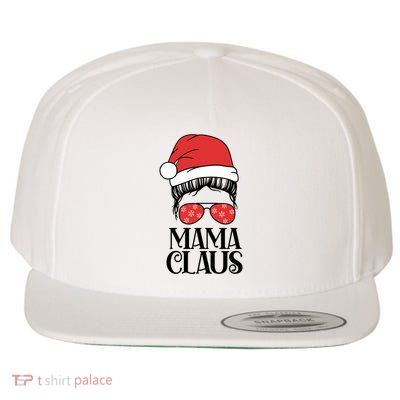 Mama Claus Santa Christmas Cool Gift Wool Snapback Cap