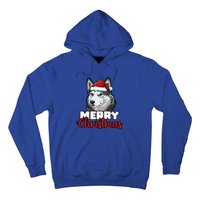 Merry Christmas Siberian Husky Dog Lover Gift Hoodie