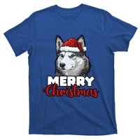 Merry Christmas Siberian Husky Dog Lover Gift T-Shirt