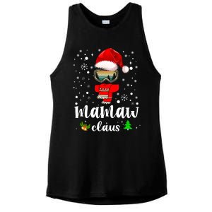 Mamaw Claus Santa Claus Funny Xmas Gift For Mom Grandma Gift Ladies PosiCharge Tri-Blend Wicking Tank