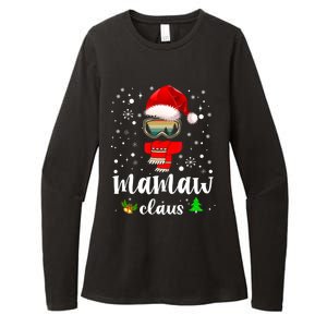 Mamaw Claus Santa Claus Funny Xmas Gift For Mom Grandma Gift Womens CVC Long Sleeve Shirt