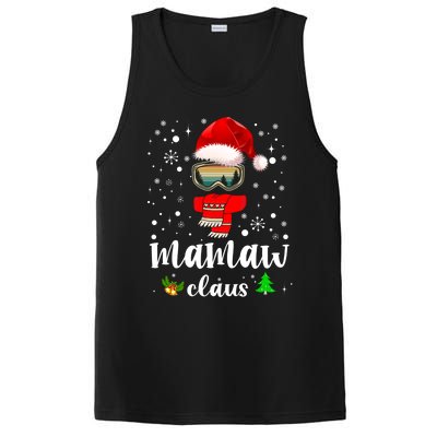 Mamaw Claus Santa Claus Funny Xmas Gift For Mom Grandma Gift PosiCharge Competitor Tank