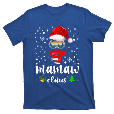 Mamaw Claus Santa Claus Funny Xmas Gift For Mom Grandma Gift T-Shirt