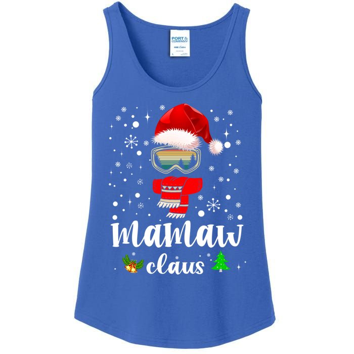 Mamaw Claus Santa Claus Funny Xmas Gift For Mom Grandma Gift Ladies Essential Tank