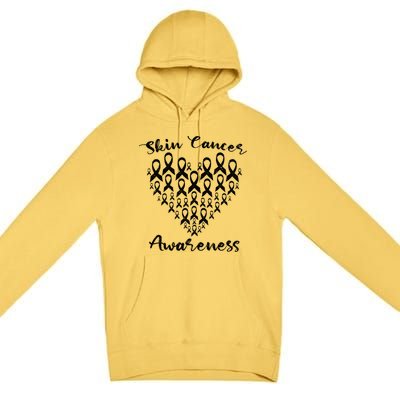 Melanoma Cancer Survivor Gift Skin Cancer Awareness Gift Premium Pullover Hoodie