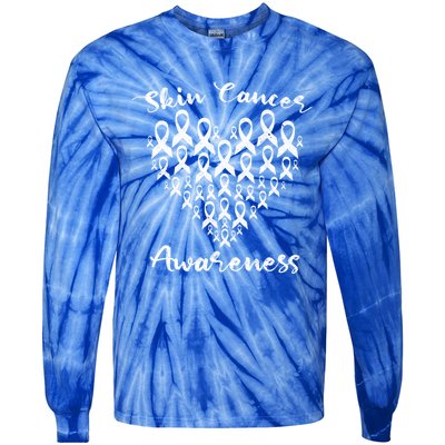 Melanoma Cancer Survivor Gift Skin Cancer Awareness Gift Tie-Dye Long Sleeve Shirt