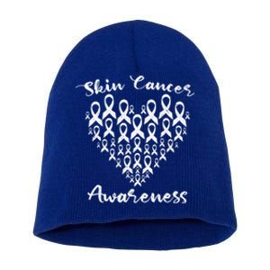 Melanoma Cancer Survivor Gift Skin Cancer Awareness Gift Short Acrylic Beanie