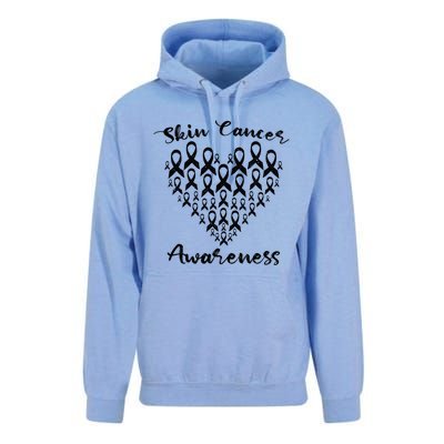 Melanoma Cancer Survivor Gift Skin Cancer Awareness Gift Unisex Surf Hoodie