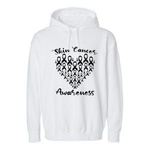 Melanoma Cancer Survivor Gift Skin Cancer Awareness Gift Garment-Dyed Fleece Hoodie