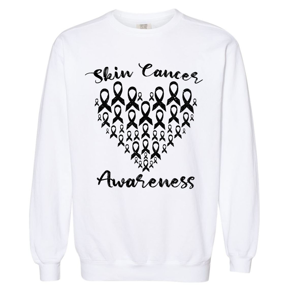 Melanoma Cancer Survivor Gift Skin Cancer Awareness Gift Garment-Dyed Sweatshirt