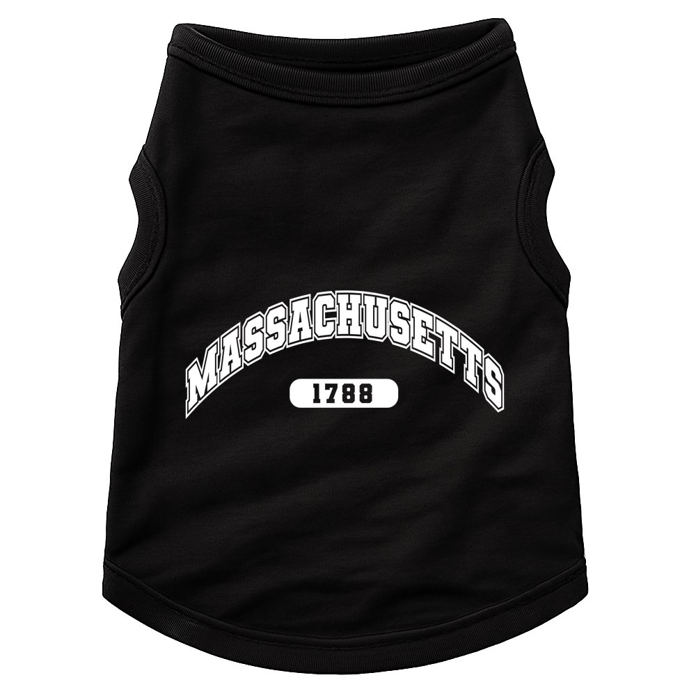 Massachusetts Collegiate Style 1788 Doggie Tank