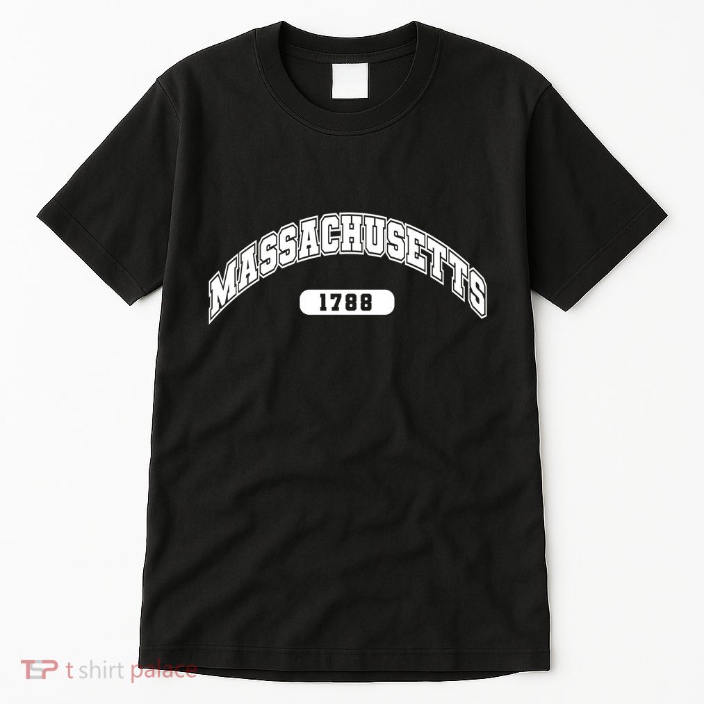 Massachusetts Collegiate Style 1788 Tall T-Shirt