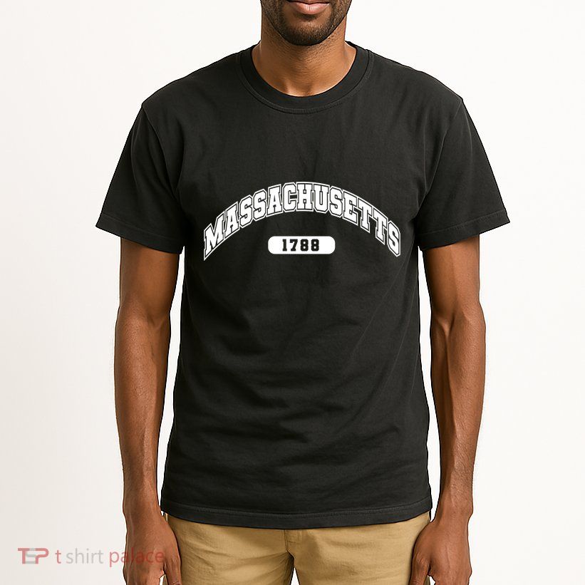 Massachusetts Collegiate Style 1788 Tall T-Shirt