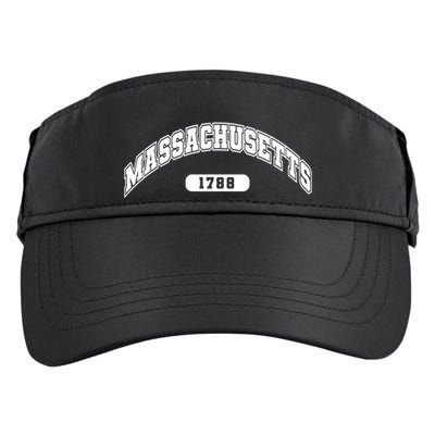 Massachusetts Collegiate Style 1788 Adult Drive Performance Visor