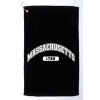 Massachusetts Collegiate Style 1788 Golf Towel