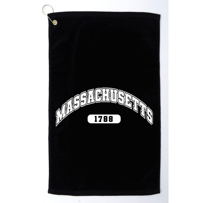 Massachusetts Collegiate Style 1788 Golf Towel