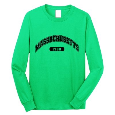 Massachusetts Collegiate Style 1788 Long Sleeve Shirt
