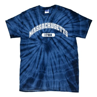 Massachusetts Collegiate Style 1788 Tie-Dye T-Shirt