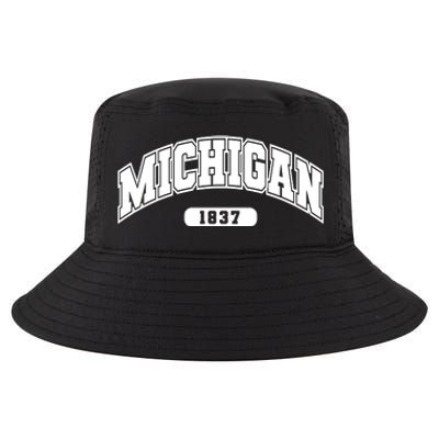 Michigan Collegiate Style 1837 Cool Comfort Performance Bucket Hat