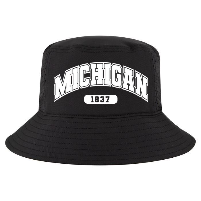 Michigan Collegiate Style 1837 Cool Comfort Performance Bucket Hat