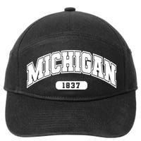 Michigan Collegiate Style 1837 7-Panel Snapback Hat