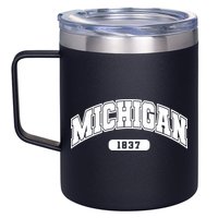Michigan Collegiate Style 1837 12oz Stainless Steel Coffee Mug