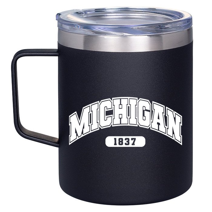 Michigan Collegiate Style 1837 12oz Stainless Steel Coffee Mug