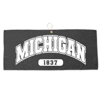 Michigan Collegiate Style 1837 Large Microfiber Waffle Golf Towel