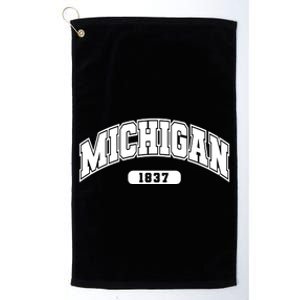 Michigan Collegiate Style 1837 Platinum Collection Golf Towel