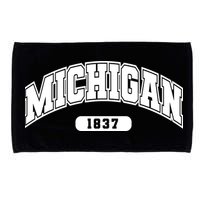 Michigan Collegiate Style 1837 Microfiber Hand Towel