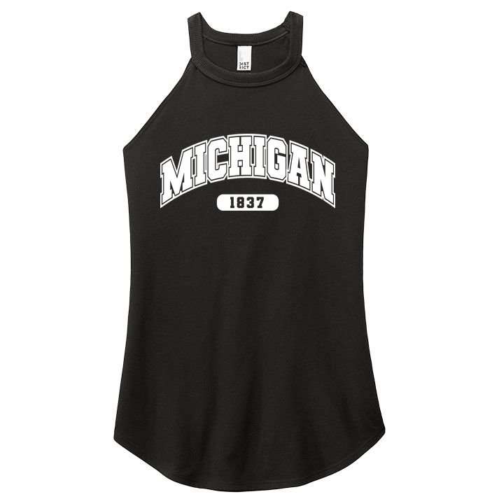 Michigan Collegiate Style 1837 Women's Perfect Tri Rocker Tank