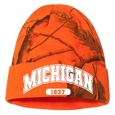 Michigan Collegiate Style 1837 Kati Licensed 12" Camo Beanie