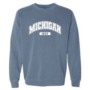 Michigan Collegiate Style 1837 Garment-Dyed Sweatshirt