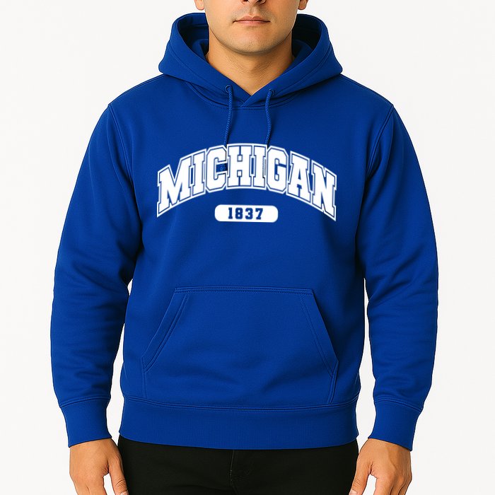 Michigan Collegiate Style 1837 Hoodie