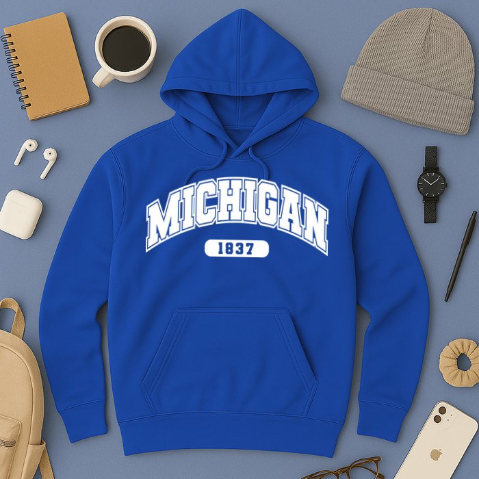 Michigan Collegiate Style 1837 Hoodie