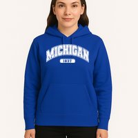 Michigan Collegiate Style 1837 Hoodie
