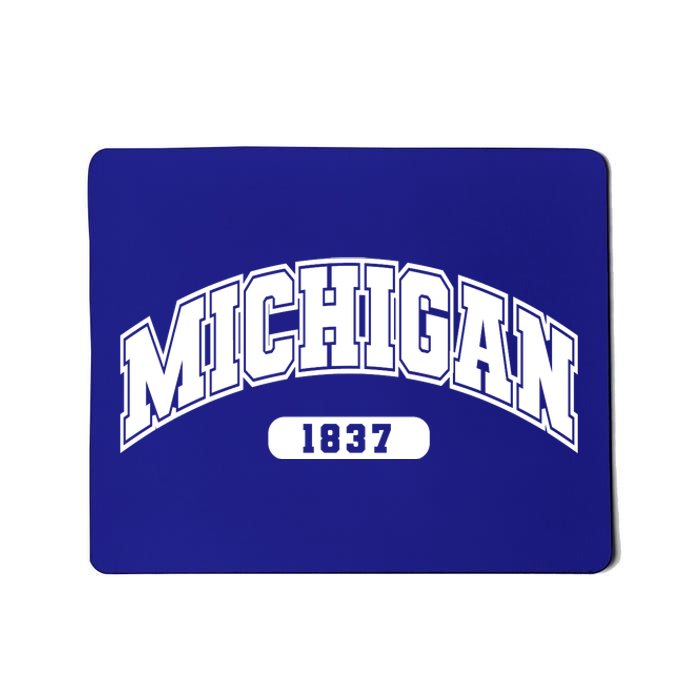 Michigan Collegiate Style 1837 Mousepad