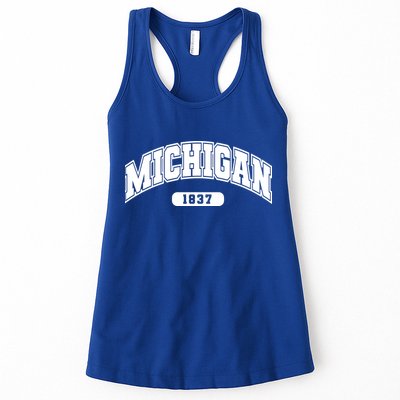 Michigan Collegiate Style 1837 Womens Tank Top
