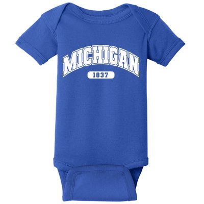 Michigan Collegiate Style 1837 Baby Bodysuit