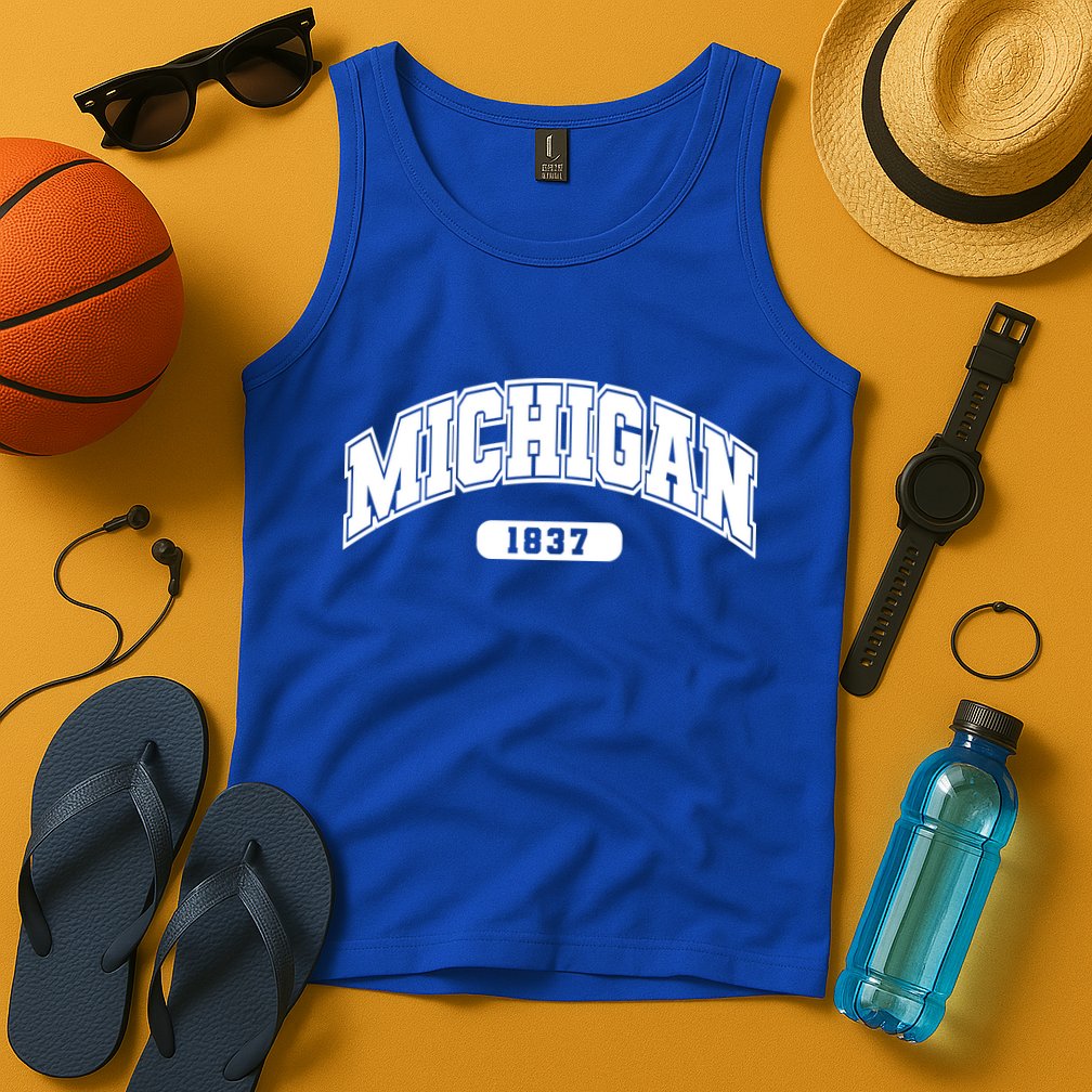 Michigan Collegiate Style 1837 Tank Top