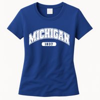 Michigan Collegiate Style 1837 Womens T-Shirt
