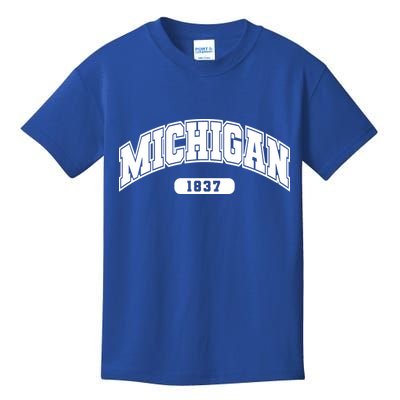 Michigan Collegiate Style 1837 Kids T-Shirt