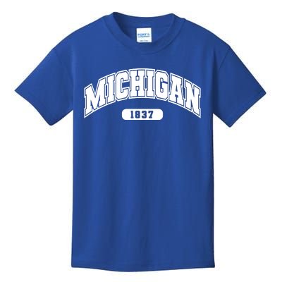 Michigan Collegiate Style 1837 Kids T-Shirt