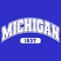 Michigan Collegiate Style 1837 Kids T-Shirt